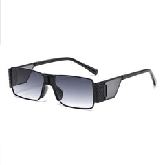 Small Frame Square Sunglasses Black