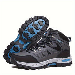 Men's High Top Hiking Boots Durable Lace Up Shoes