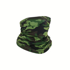 Unisex Camo Face Mask Neck Gaiter Cycling Windproof
