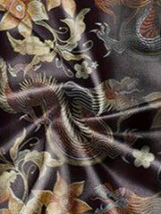 Dragon Print Men's 2 Piece Outfits T-shirt & Shorts Set for Summer