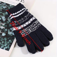 Windproof Knitted Warm Gloves for Men and Women