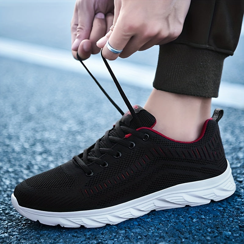 Men's Knitted Lightweight Casual Shoes for Traveling Hiking