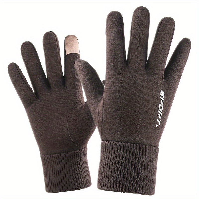 Winter Touch Screen Cycling Gloves Windproof Warm Thick Fitness Gloves