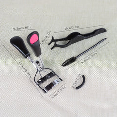 4pcs Eyelash Tools Set False Eyelash Applicator Eyebrow Brush Eyelash Curlers