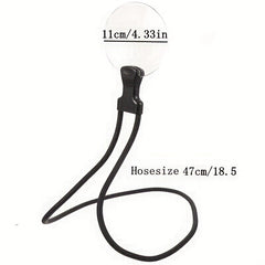 5X Neck Wear Large Magnifying Glass for Reading Books Sewing Cross Stitching