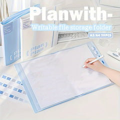 Transparent Insert A4 Test Paper Storage Bag Storage Book A3 Pad File Storage