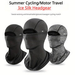 Ice Silk Balaclava Hat for Cycling Sunscreen Cooling Neck Cover