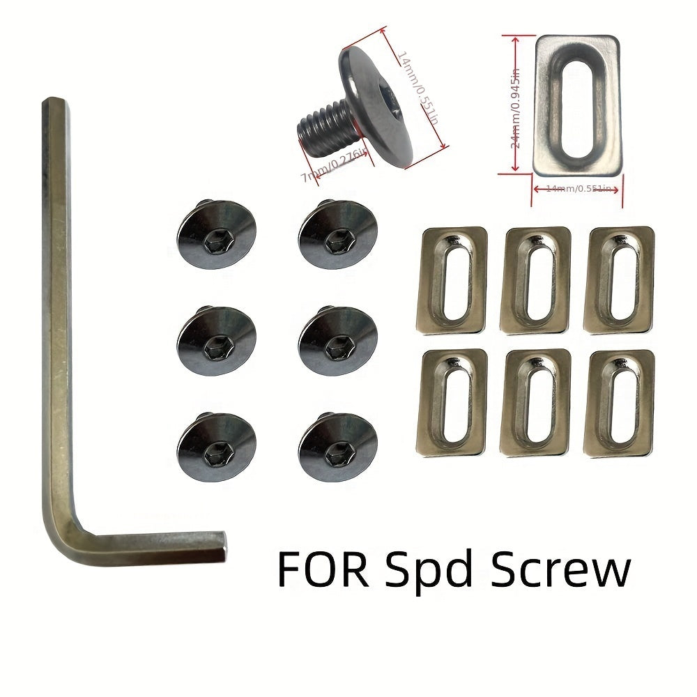 Rrskit Road Bike Pedal Cleats Repair Kit