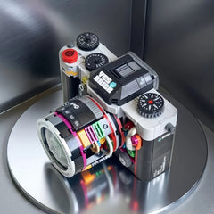 Vintage Camera Building Blocks & Retro Photography Set