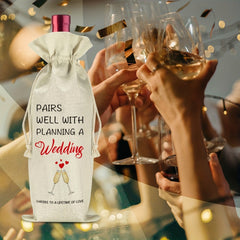 Wedding Wine Bag Engagement Gift Wine Gift Bags For Women And Men