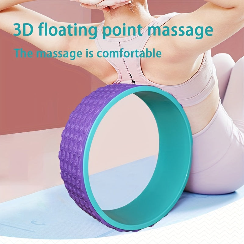 Double Colors Yoga Wheel For Back Bending Fitness Roller