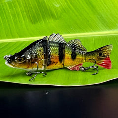 10 21g Peacock Bass Fishing Lures Jointed Swimbaits 418a