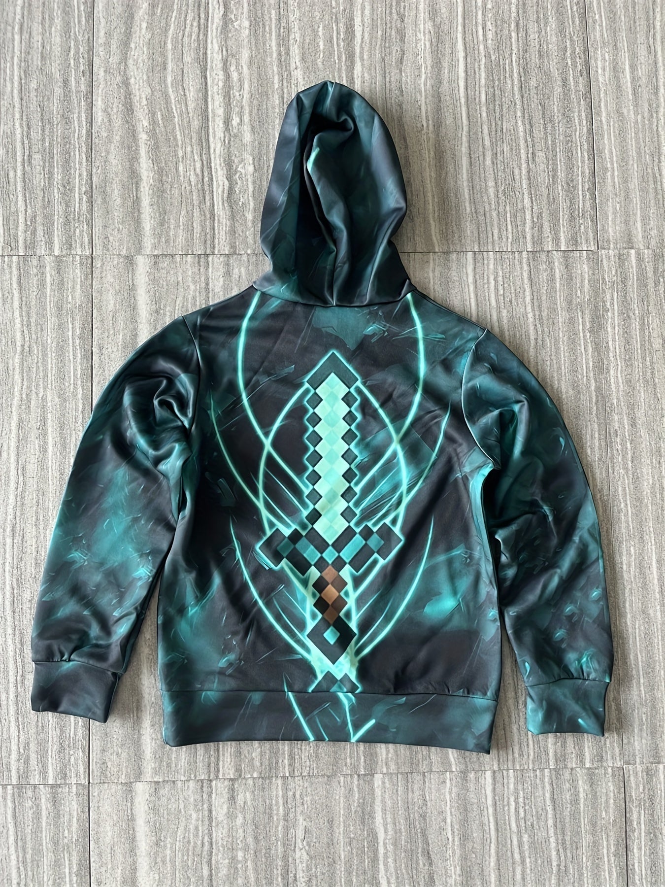 Cool 3D Cartoon Print Hoodie for Kids