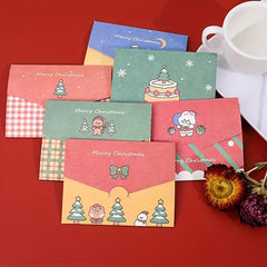12pcs Christmas Greeting Card Assorted Styles Holiday Blessing Card Set