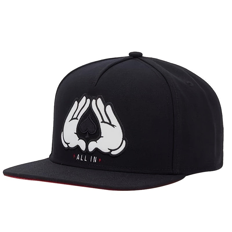 Two Handed Baseball Cap Hip Hop Cap For Men