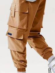 Men's Tapered Cargo Pants with Pockets