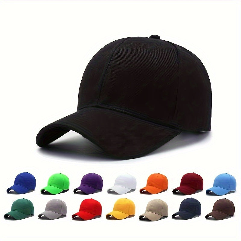 Solid Baseball Cap Outdoor Sun Hat Fishing Mountaineering