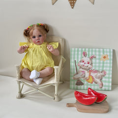 60 96 Cm Reborn Doll Baby Realistic 3D Skin Soft Body Hand Rooted Hair