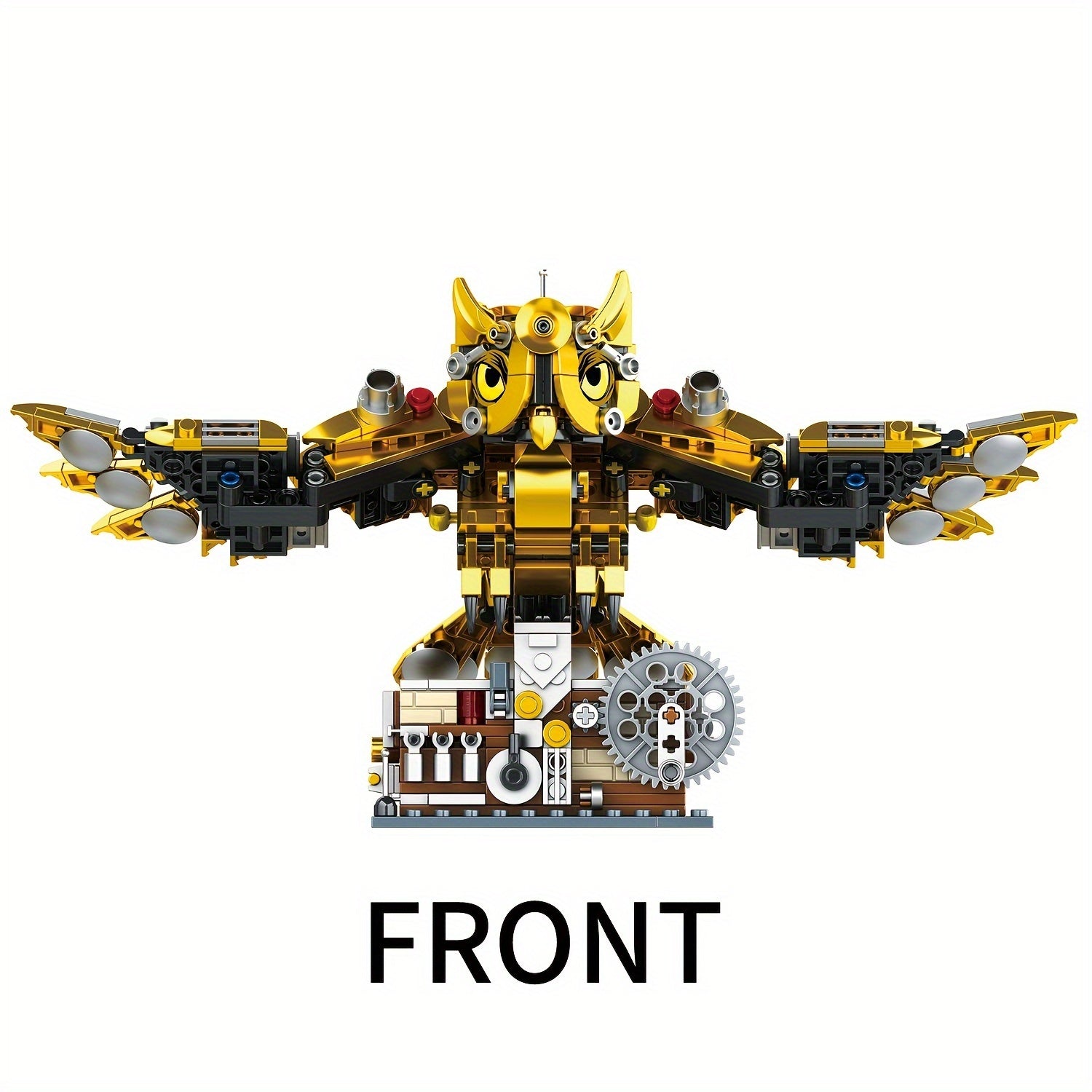 TYCOLE Mechanical Owl Building Block Set - Steampunk Style Model