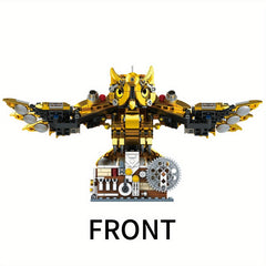 TYCOLE Mechanical Owl Building Block Set - Steampunk Style Model