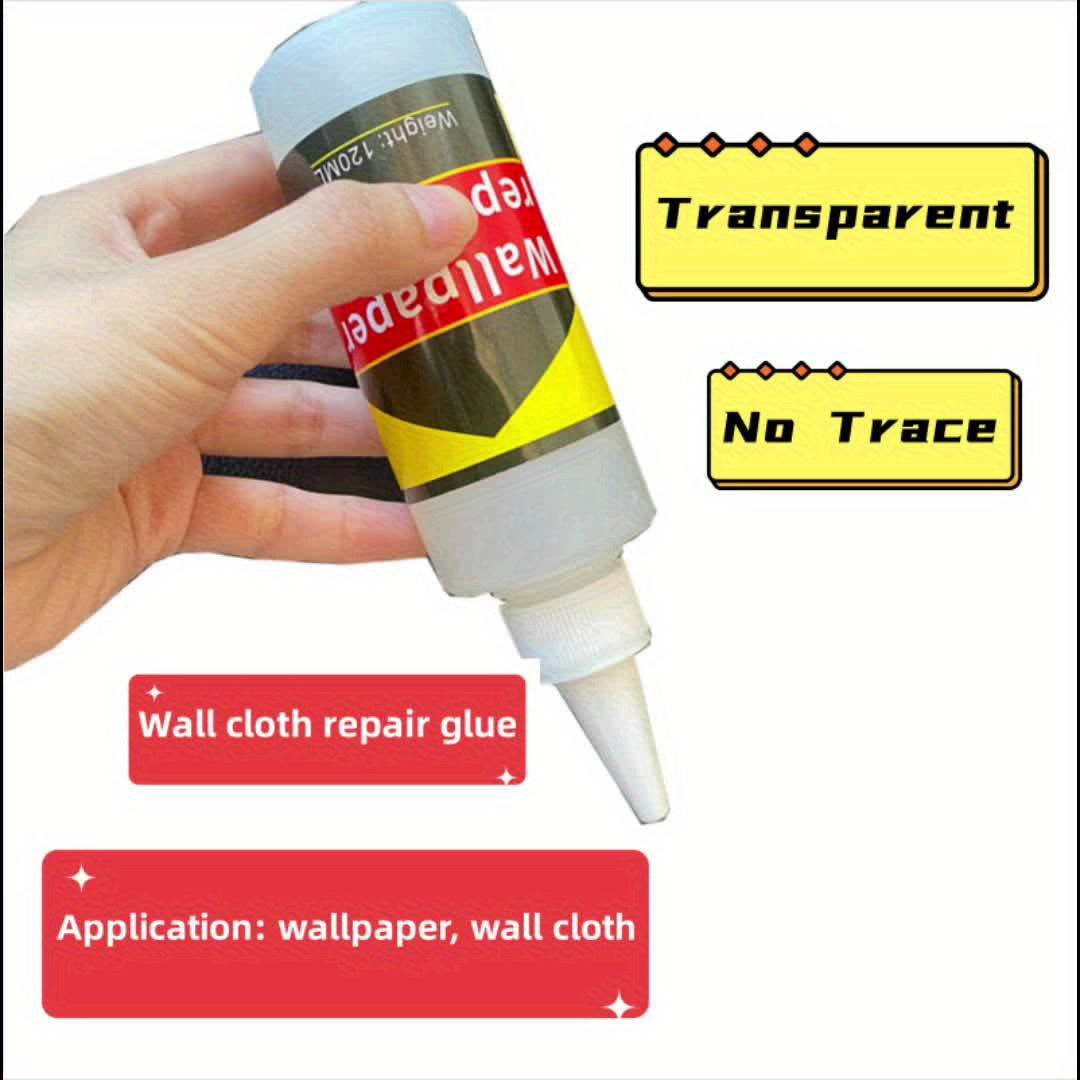 Transparent Wallpaper Glue, High Viscosity, Rapid Adhesion, 1pc