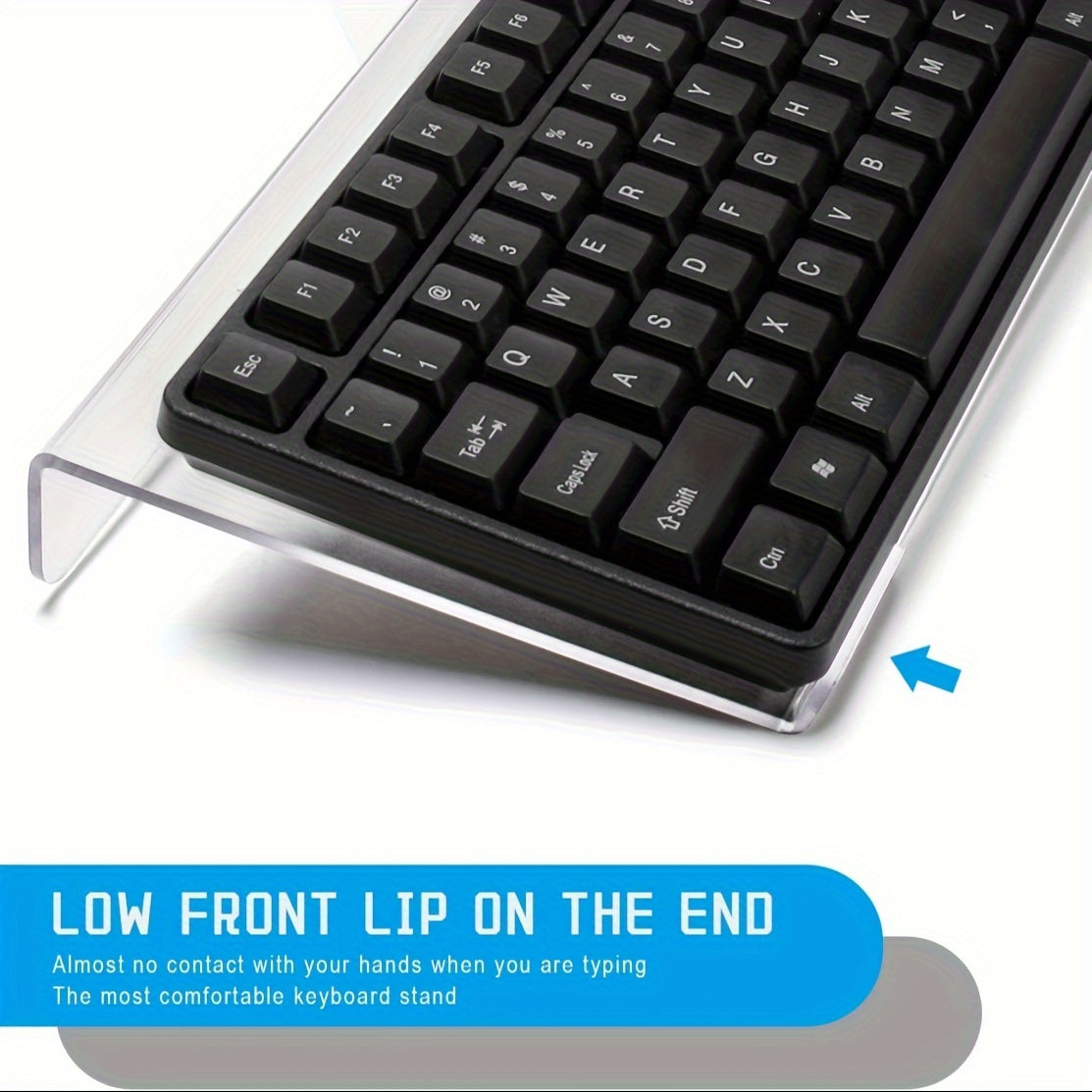 Acrylic Keyboard Holder Stand for Ergonomic Typing
