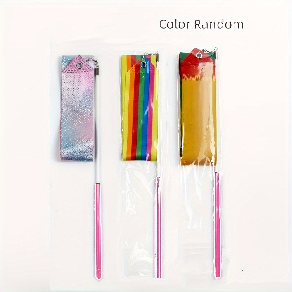Rhythmic Gymnastics Ribbon 78 74in Random Pattern Dance Performance Props