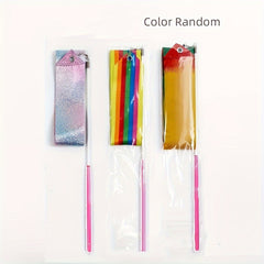Rhythmic Gymnastics Ribbon 78 74in Random Pattern Dance Performance Props
