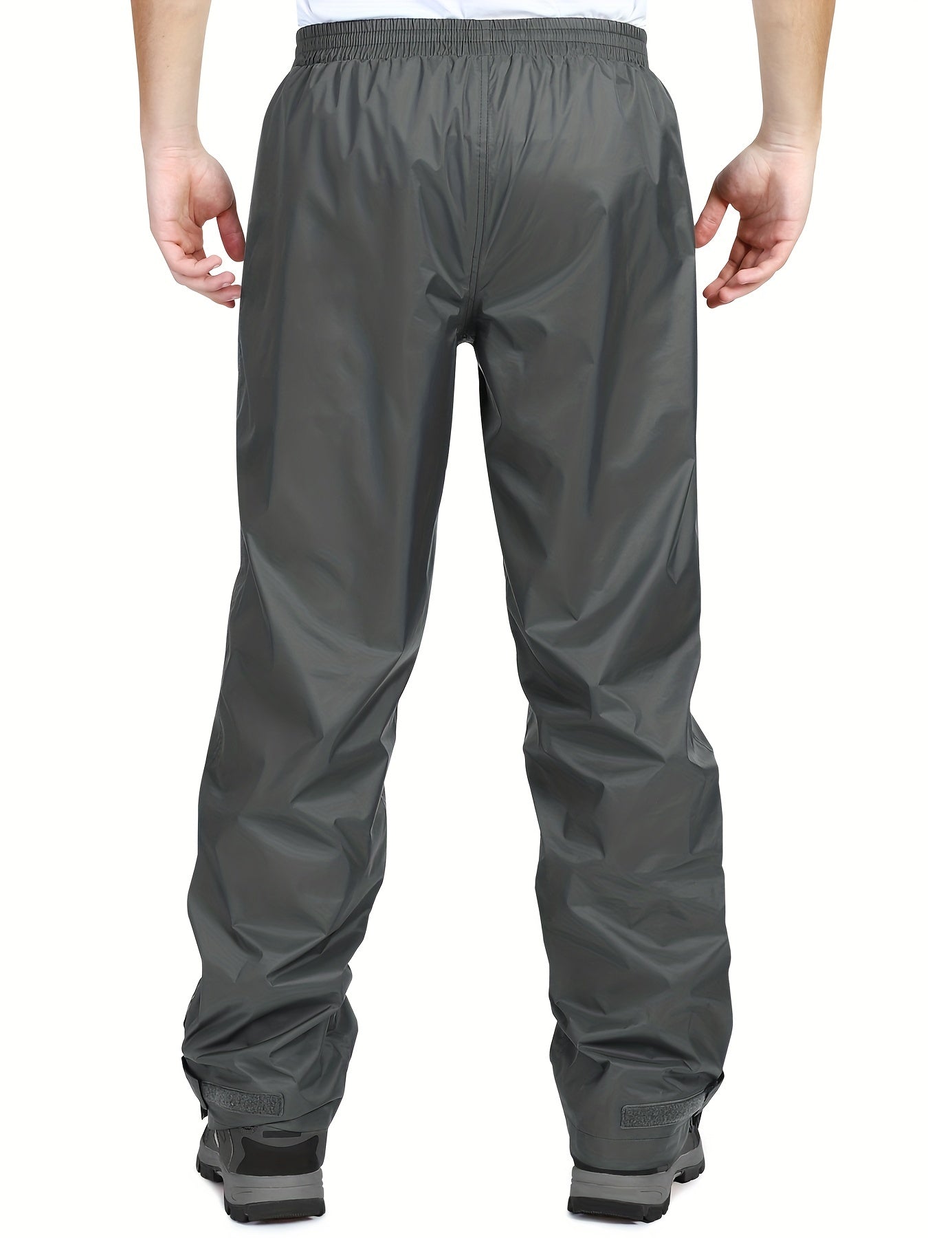 Men's Waterproof Cycling Pants Zipper Pocket Lightweight Windproof Outdoor Pants