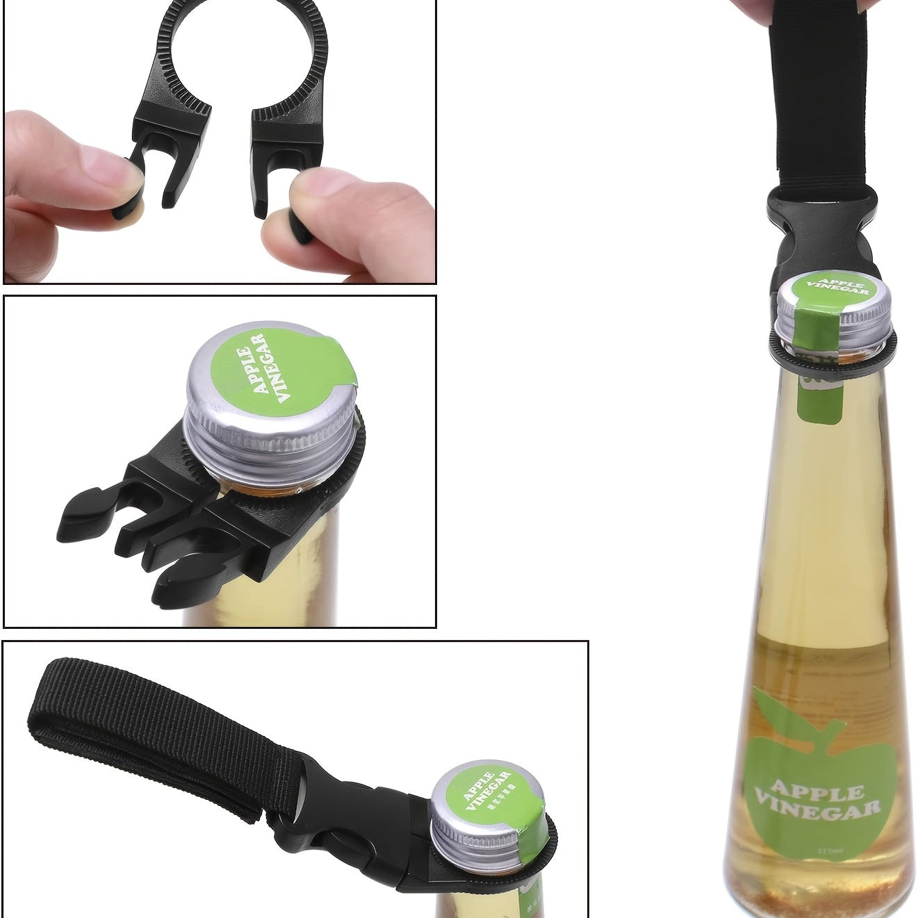2pcs Hanging Bottle Buckle Hook for Outdoor Camping Hiking