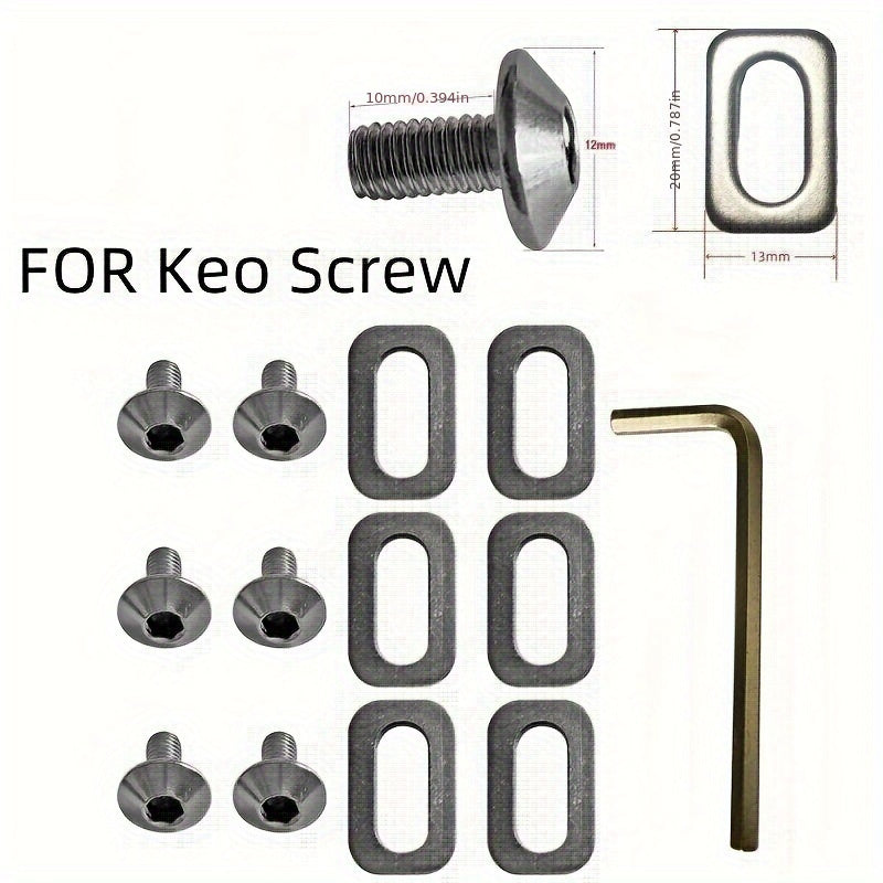 Rrskit Road Bike Pedal Cleats Repair Kit