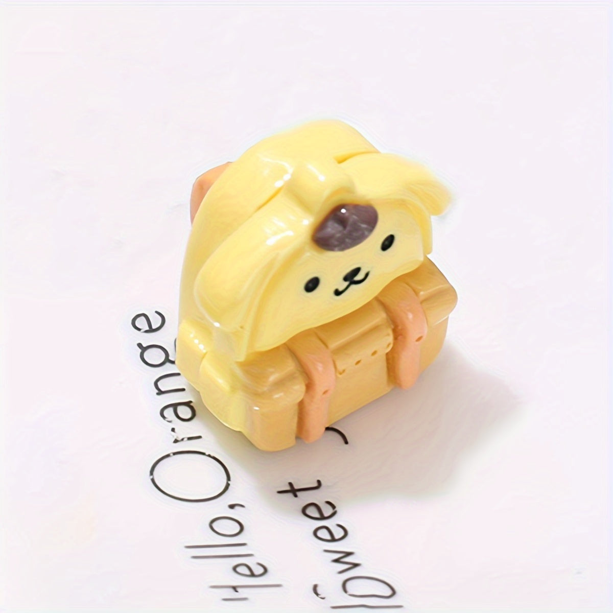 3D Painted Cartoon Schoolbag Dollhouse Decoration