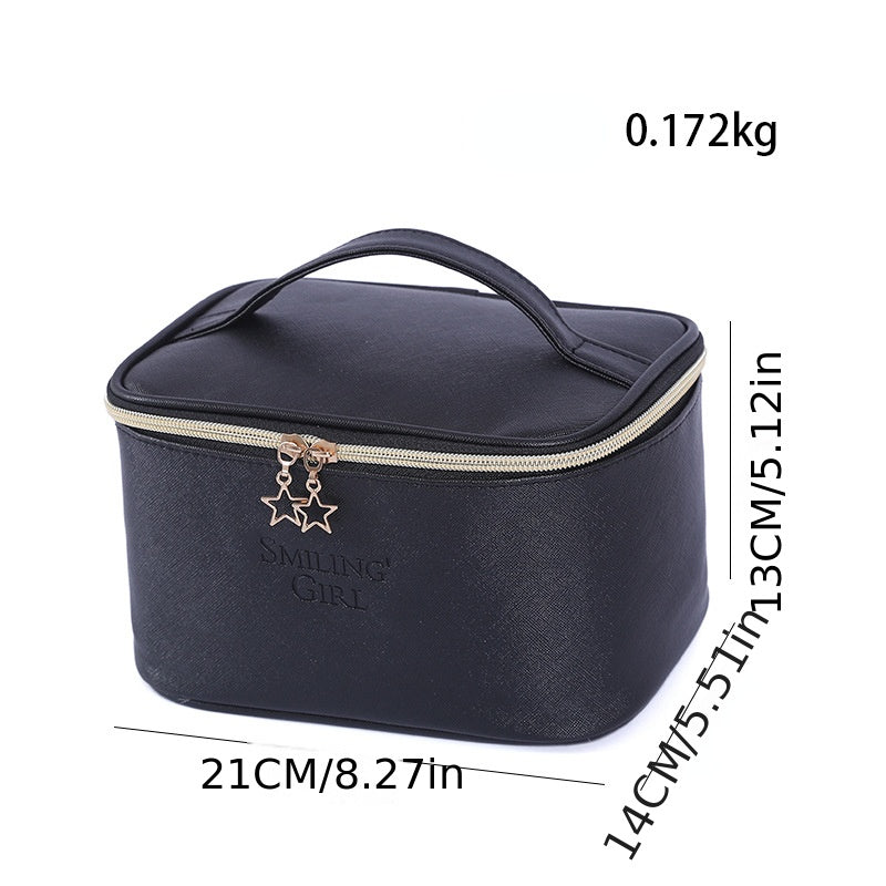 PU Waterproof Cosmetic Bag Travel Toiletry Bag for Women