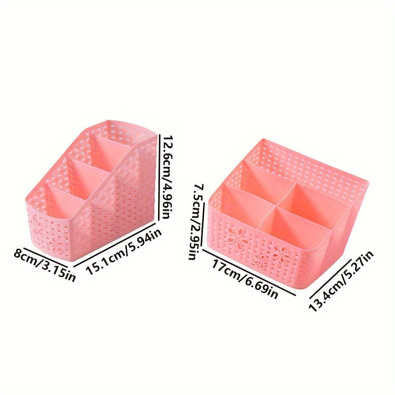 Plastic Desktop Storage Box Remote Control Organizer