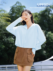 Women's Sun Protection Clothing UV Hooded Shawl