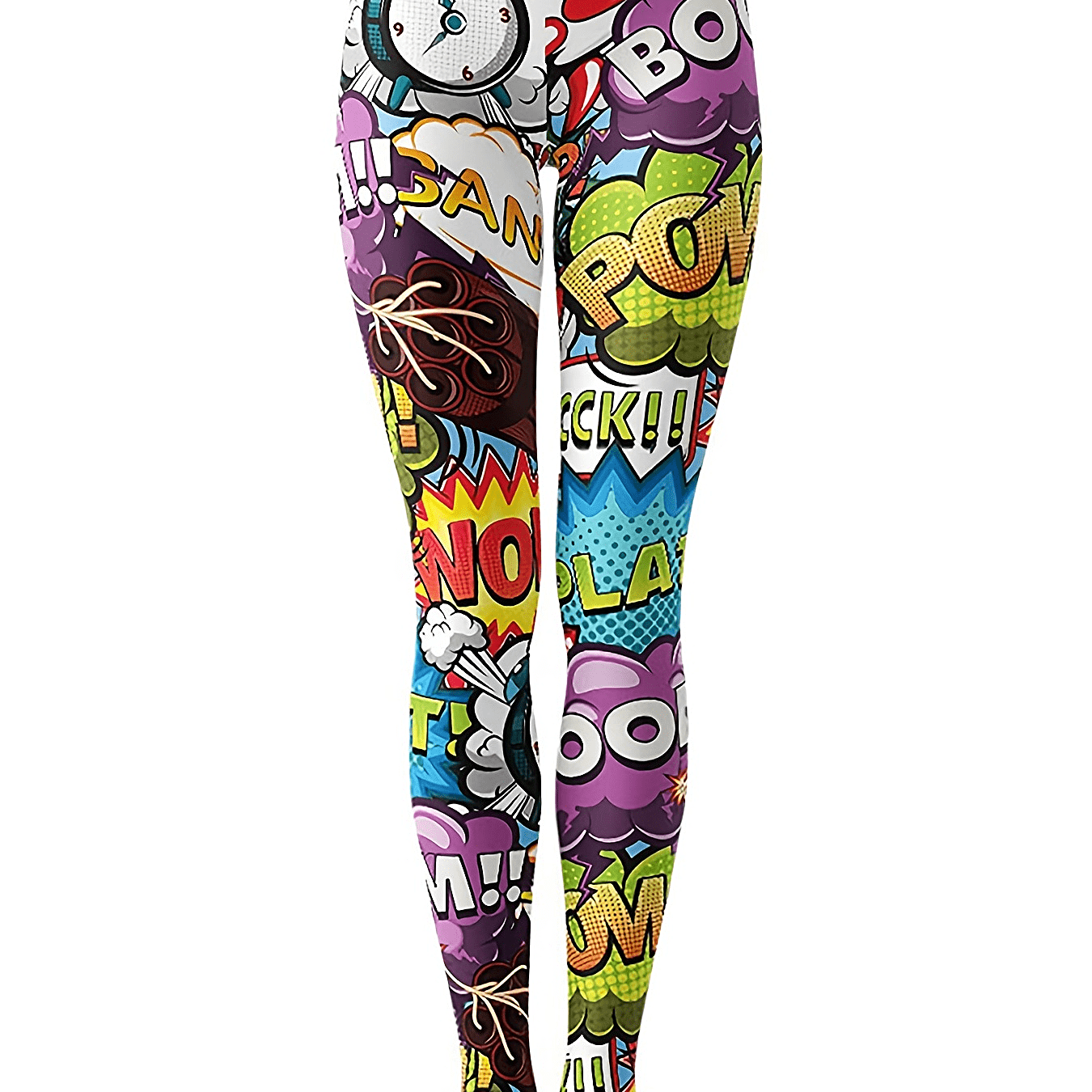 Women's Cartoon Print Leggings High Waist Fitness Pants