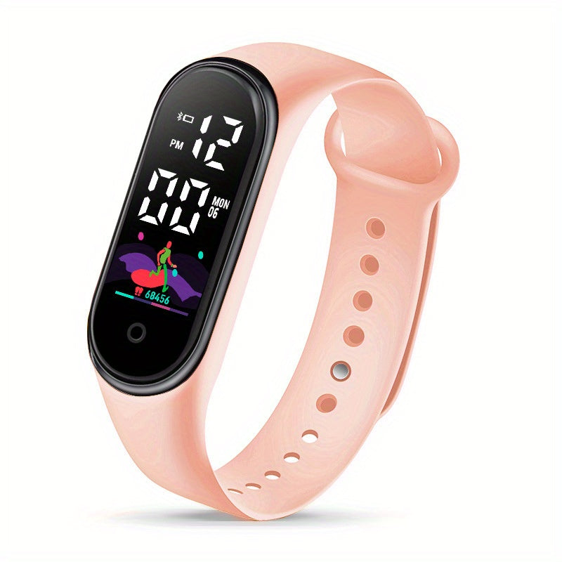 Touch Screen Tracker Silicone Sports Watch for Kids