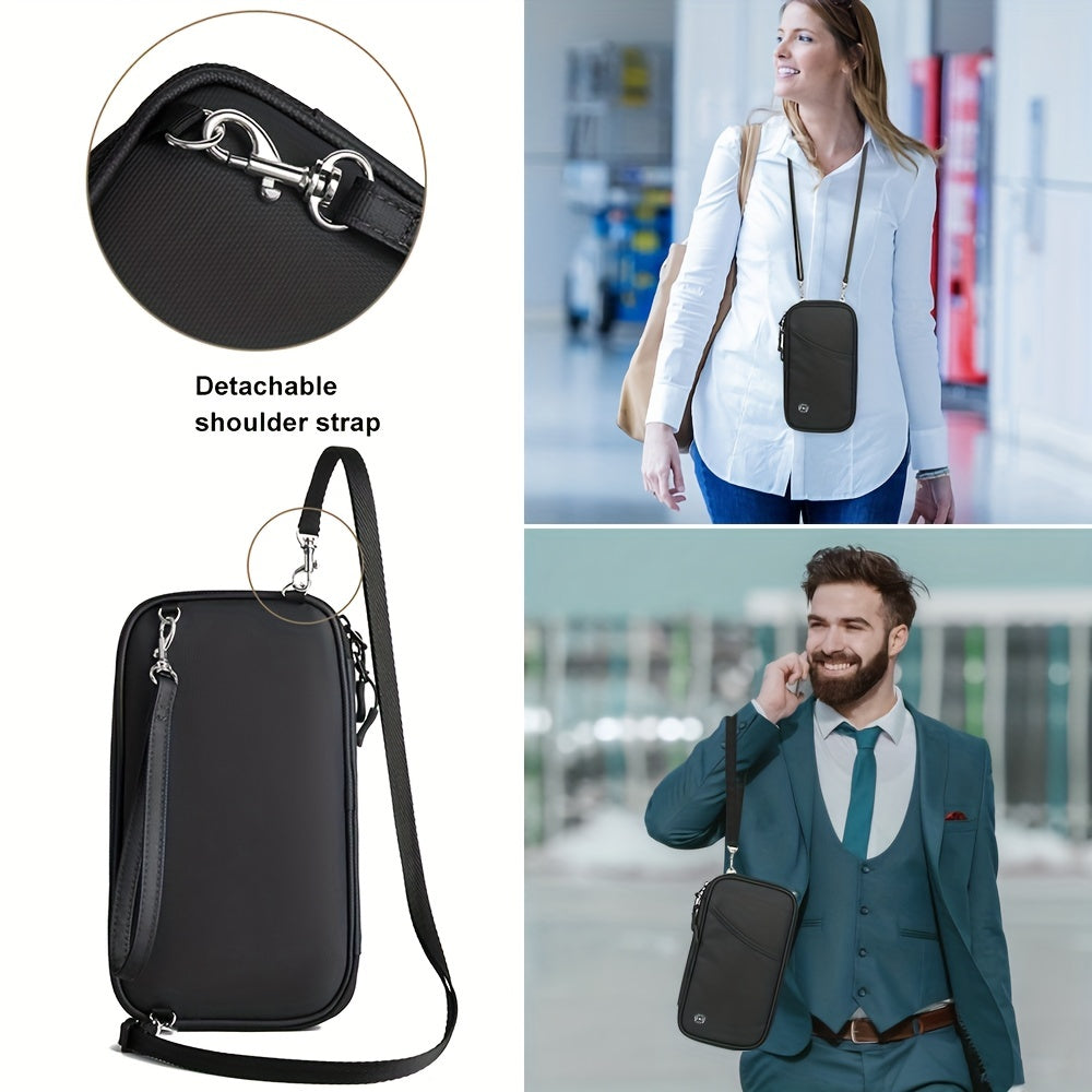 Passport Travel Wallet Credit Card ID Document Storage Pack Clutch