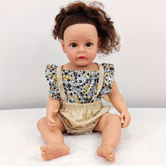 22-inch Reborn Baby Dolls Soft Body Newborn Doll Christmas Gift Kids