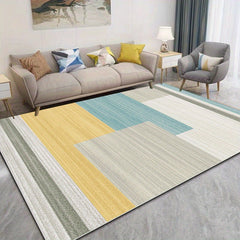 Extra Large Area Rug Modern Non-slip Soft Polyester Floor Carpet Mat