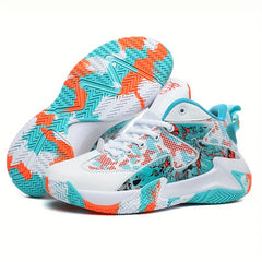 PLUS SIZE Men's Basketball Shoes Outdoor Athletic Training Anti Slip Sneakers