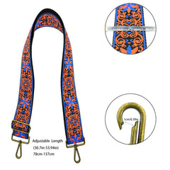 Vintage Ethnic Style Bag Strap Retro Adjustable Bag Accessories Bohemian Bag
