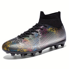 Non Slip AG Football Cleat Comfy Soccer Shoes for Boys