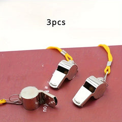 3pcs Referee Whistles for Sports Games Training School Cheerleading