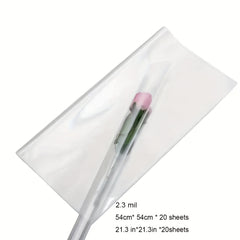 20pcs Transparent Flower Packaging Waterproof Gift Decoration