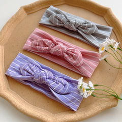 3pcs Striped Bowknot Hair Band Headbands for Baby Girls