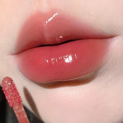 Ice Night Mirror Glass Lip Glaze Water Light Plumping Dewy Lip