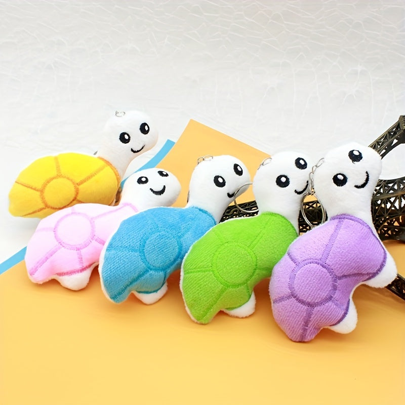 Turtle Doll Charm Little Turtle Car Keychain Plush Toy Doll Pendant
