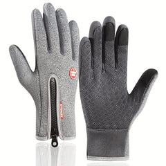 Winter Windproof Touch Screen Gloves for Outdoor Activities