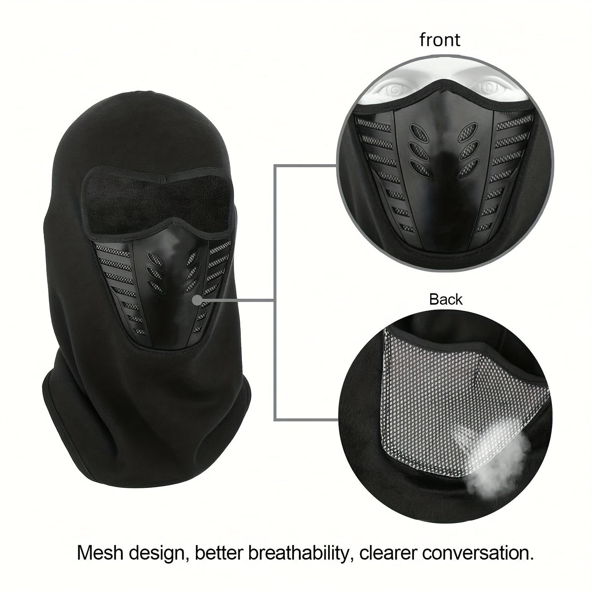Winter Outdoor Sports Mask for Cycling Skiing Hiking Snowboarding